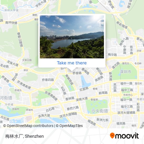 梅林水厂 map