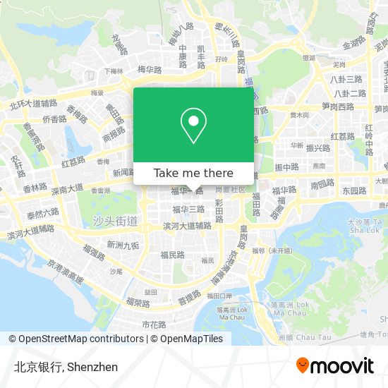 北京银行 map