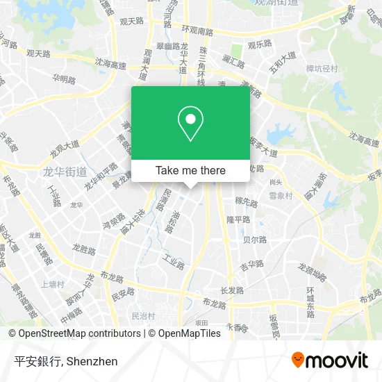 平安銀行 map