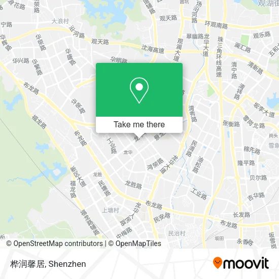 桦润馨居 map