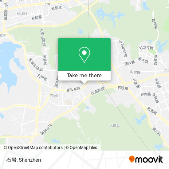 石岩 map