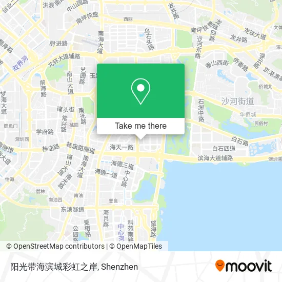 阳光带海滨城彩虹之岸 map