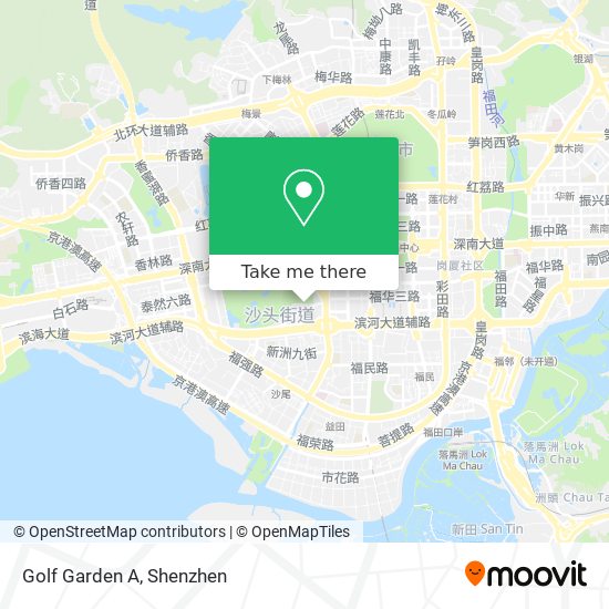 Golf Garden A map