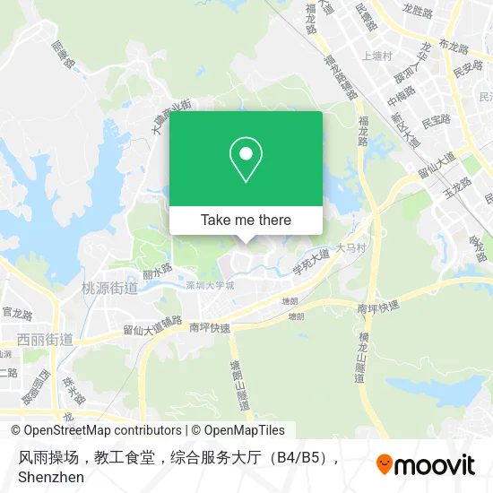 风雨操场，教工食堂，综合服务大厅（B4/B5） map
