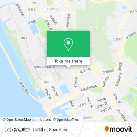 汉莎货运航空（深圳） map