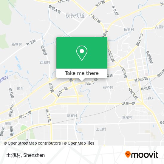 土湖村 map