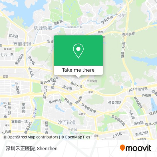 深圳禾正医院 map