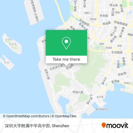 深圳大学附属中学高中部 map