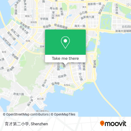 育才第二小学 map