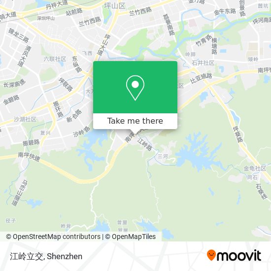 江岭立交 map