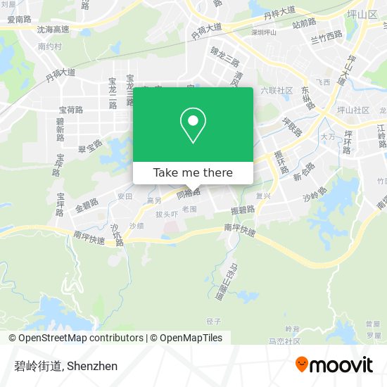 碧岭街道 map