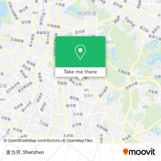 麦当劳 map
