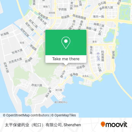 太平保健药业（蛇口）有限公司 map