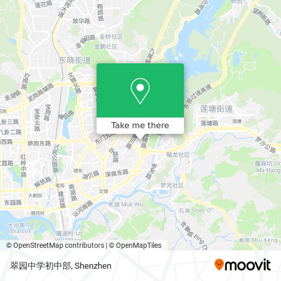 翠园中学初中部 map