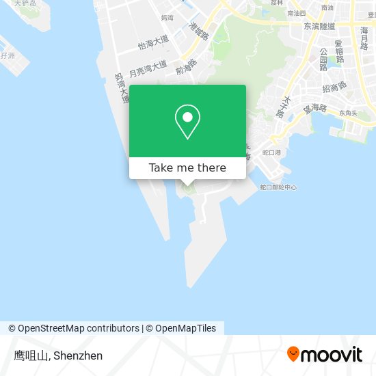 鹰咀山 map
