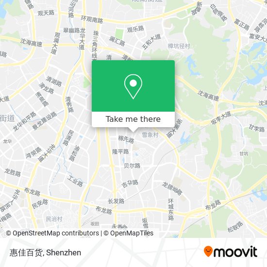 惠佳百货 map