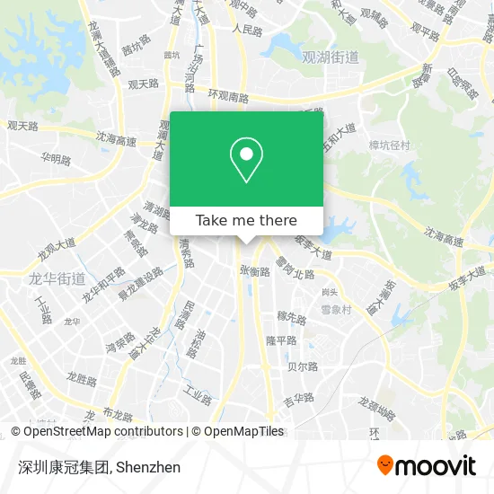 深圳康冠集团 map