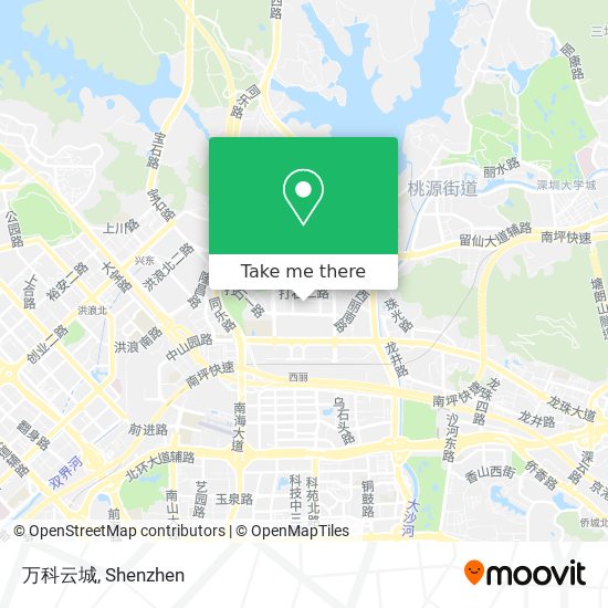 万科云城 map