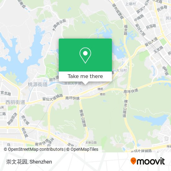崇文花园 map