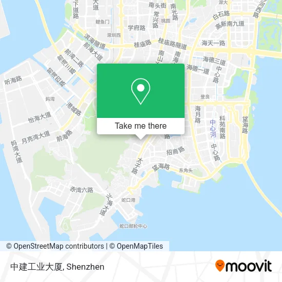 中建工业大厦 map