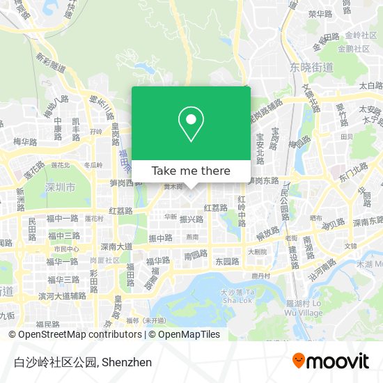 白沙岭社区公园 map