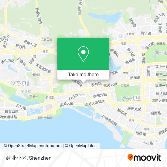 建业小区 map