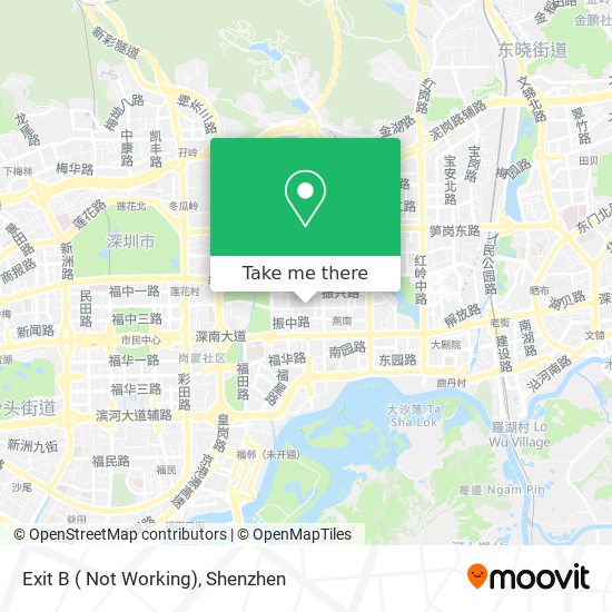 Exit B ( Not Working) map