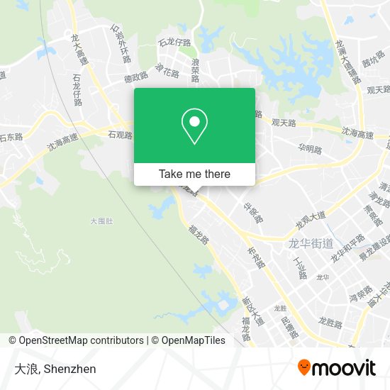 大浪 map