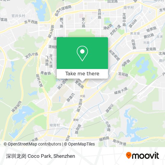 深圳龙岗 Coco Park map