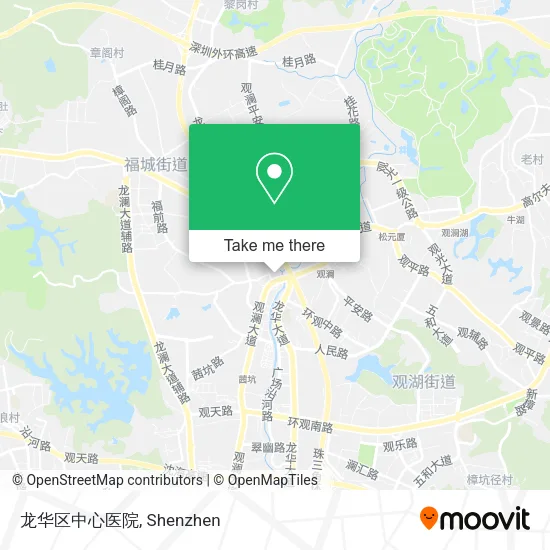 龙华区中心医院 map
