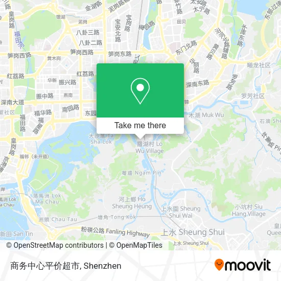 商务中心平价超市 map