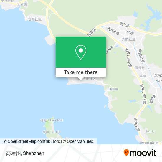 高屋围 map