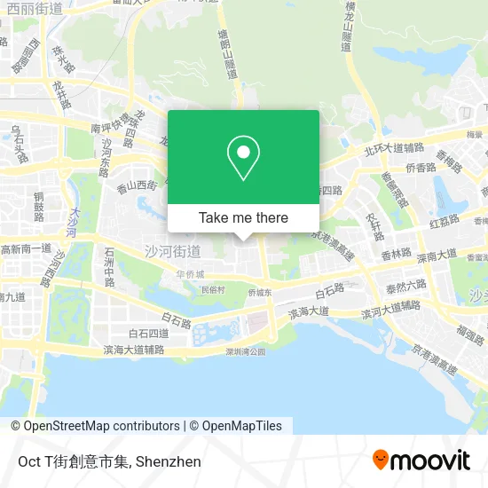 Oct T街創意市集 map