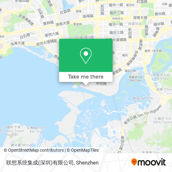 联想系统集成(深圳)有限公司 map