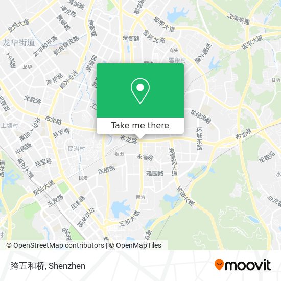 跨五和桥 map