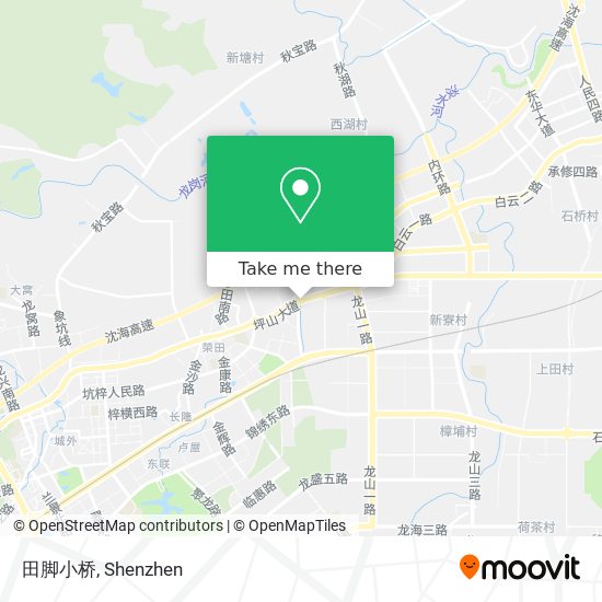 田脚小桥 map