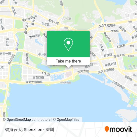 碧海云天 map
