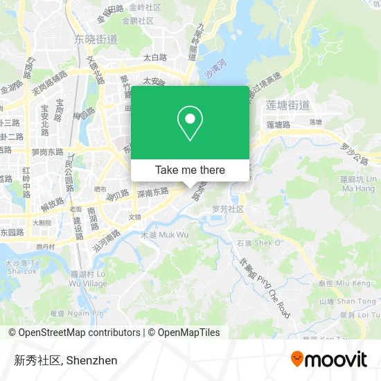 新秀社区 map