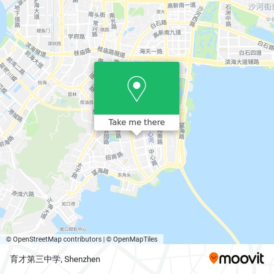 育才第三中学 map