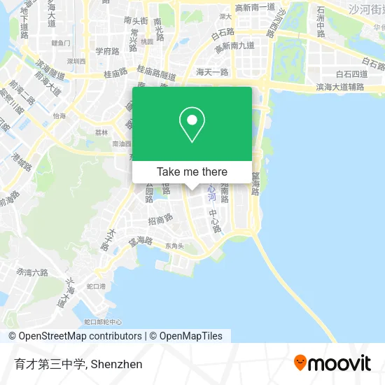 育才第三中学 map
