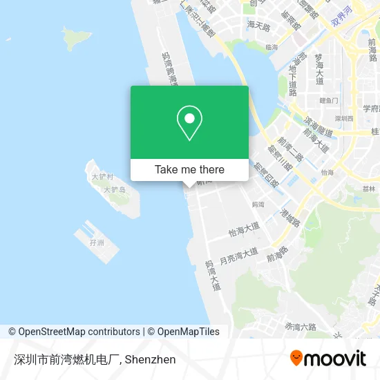 深圳市前湾燃机电厂 map