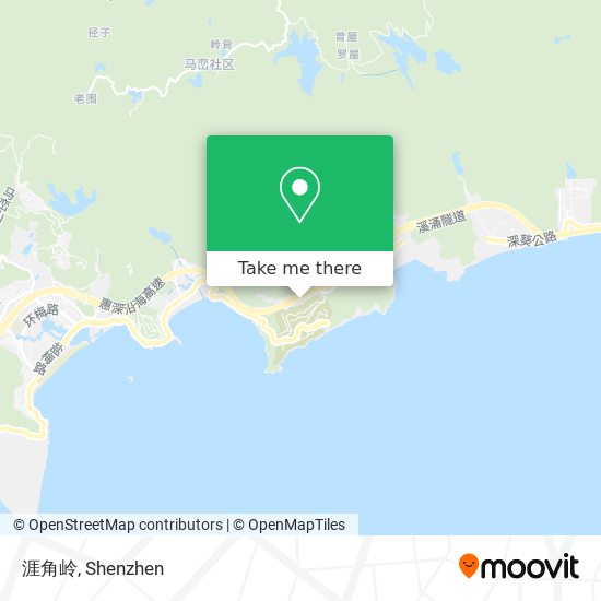 涯角岭 map