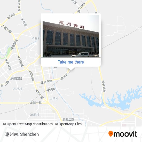 惠州南 map