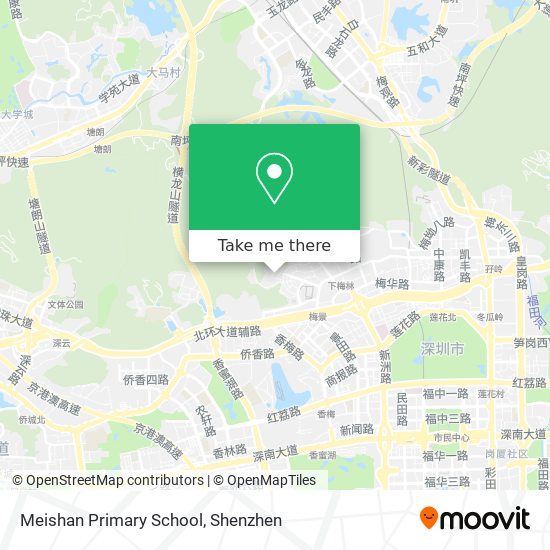 Meishan Primary School map