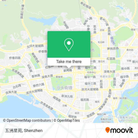 五洲星苑 map