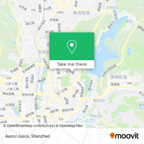 Aeon/Jusco map