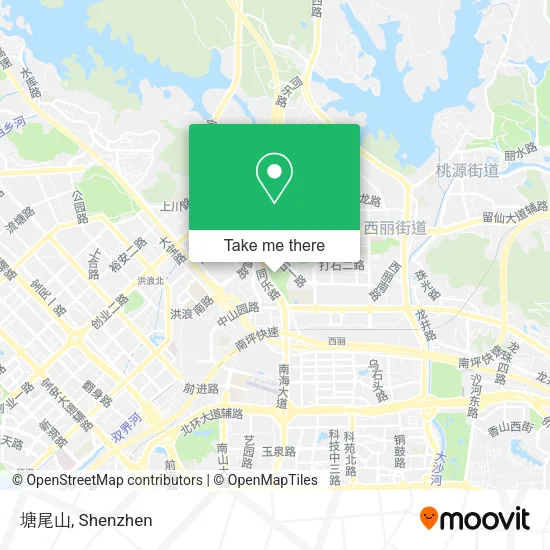 塘尾山 map