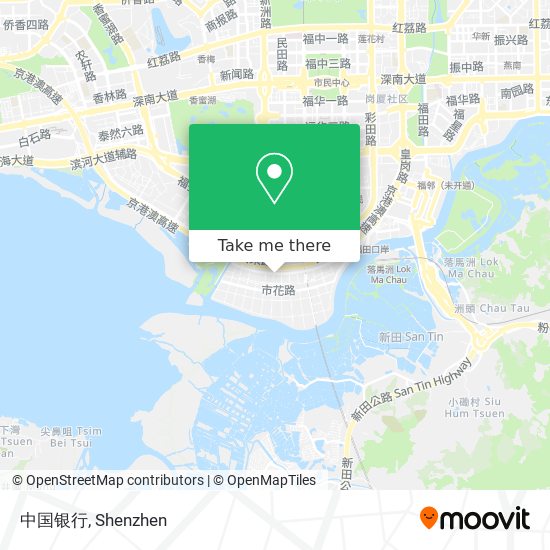 中国银行 map