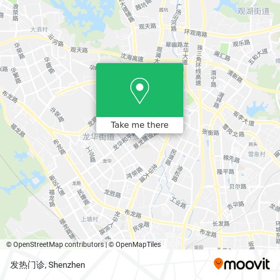 发热门诊 map