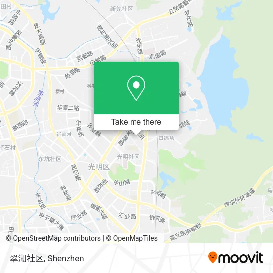 翠湖社区 map